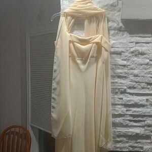 Michaelangelo Classic Cream Long Sleeve Gown